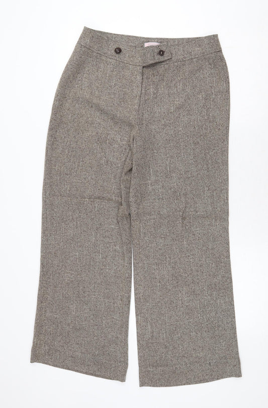 Womens UK Size 12 Epilogue Regular Fit Beige Trousers