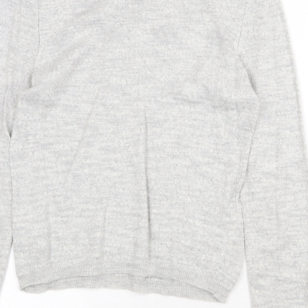 Womens UK Size S Zara Grey Pullover Jumper