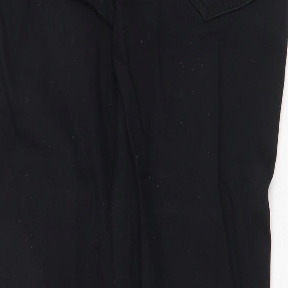Denim & Co. Womens Black Cotton Skinny Jeans Size 6 Regular Zip