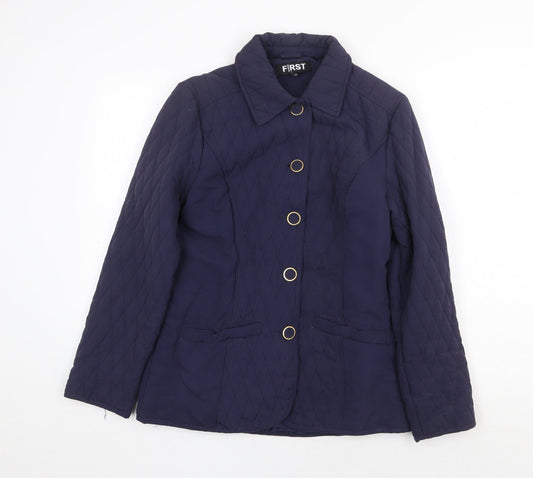 Womens UK Size 12 First Avenue Blue Jacket