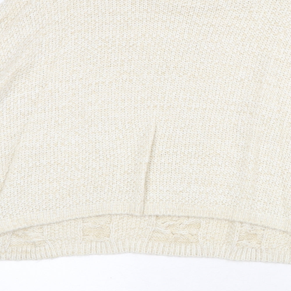 Womens UK Size 8 ASOS Beige Pullover Jumper
