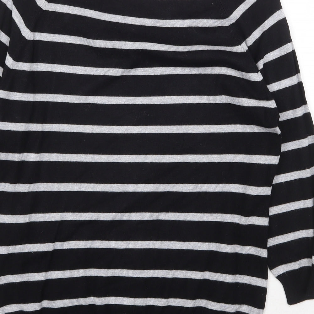 Womens UK Size 12 M&Co Black Pullover Jumper