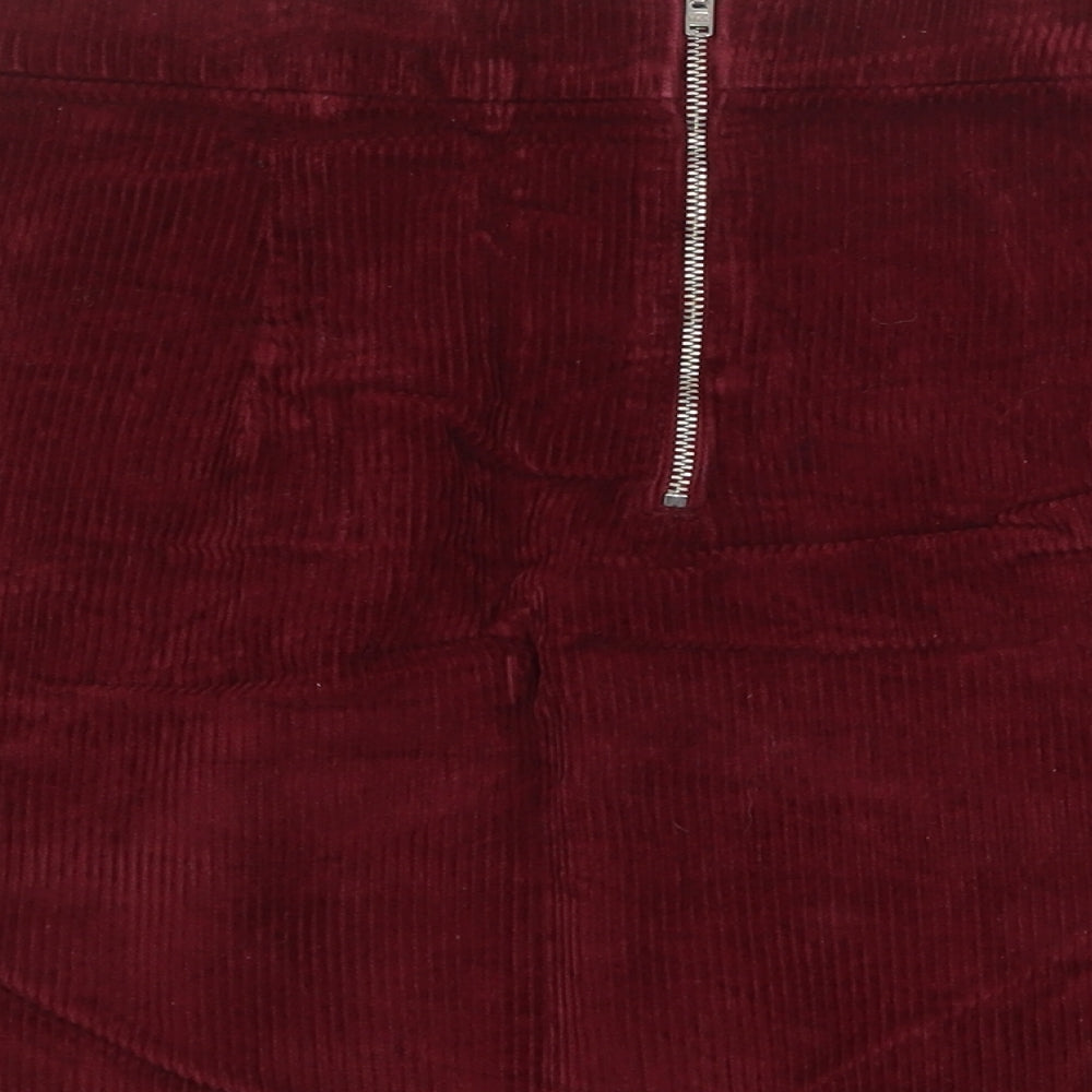 Womens UK Size 28 in Topshop A-Line Corduroy Skirt