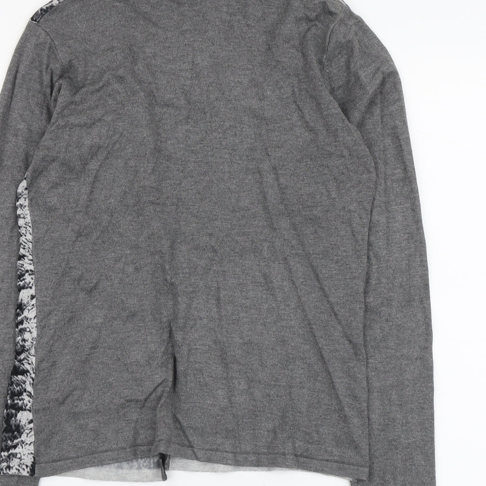 Womens UK Size S Casamia Grey Cardigan Jumper