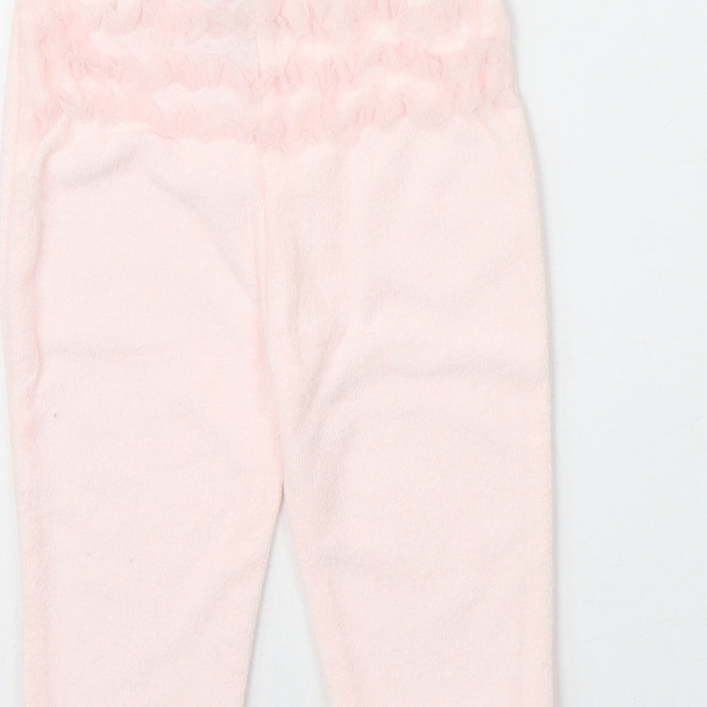 Chickpea Baby Pink Cotton Jogger Trousers Size 6-9 Months Pullover