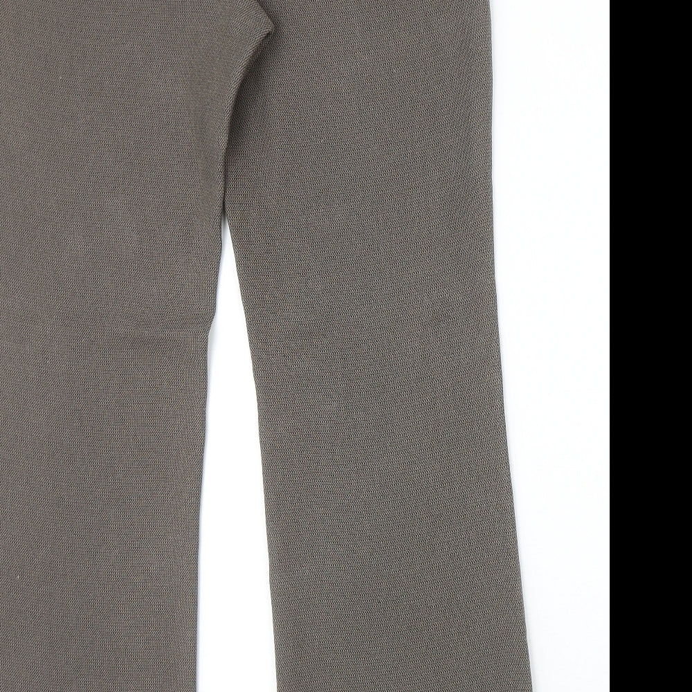 Womens UK Size 12 Atmosphere Regular Fit Brown Trousers