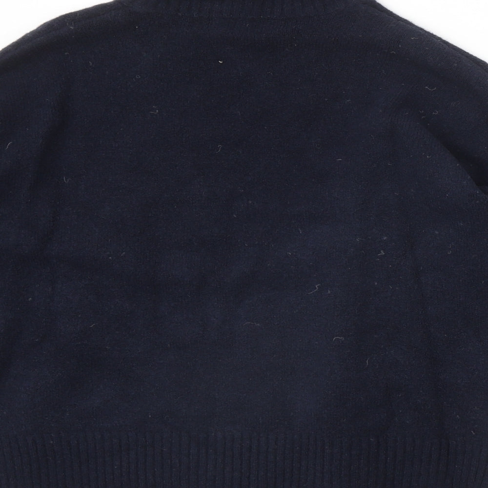 Womens UK Size S Marks and Spencer Blue Pullover Jumper