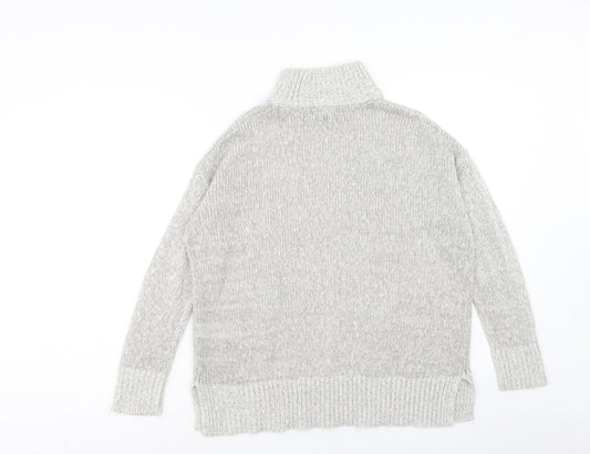 Womens UK Size S New Look Grey Pullover Jumper