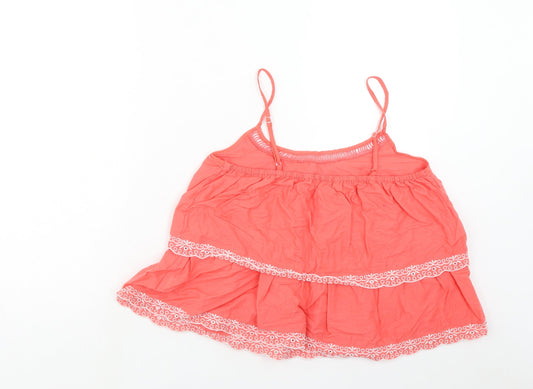 Atmosphere Womens Pink Cotton Basic Tank Size 10 Round Neck