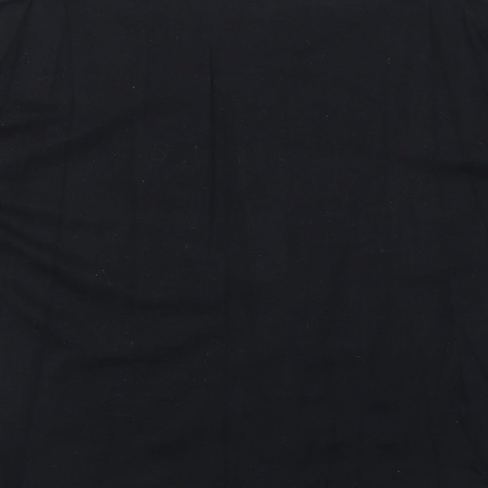 Womens UK Size L ESMARA Black Basic Blouse