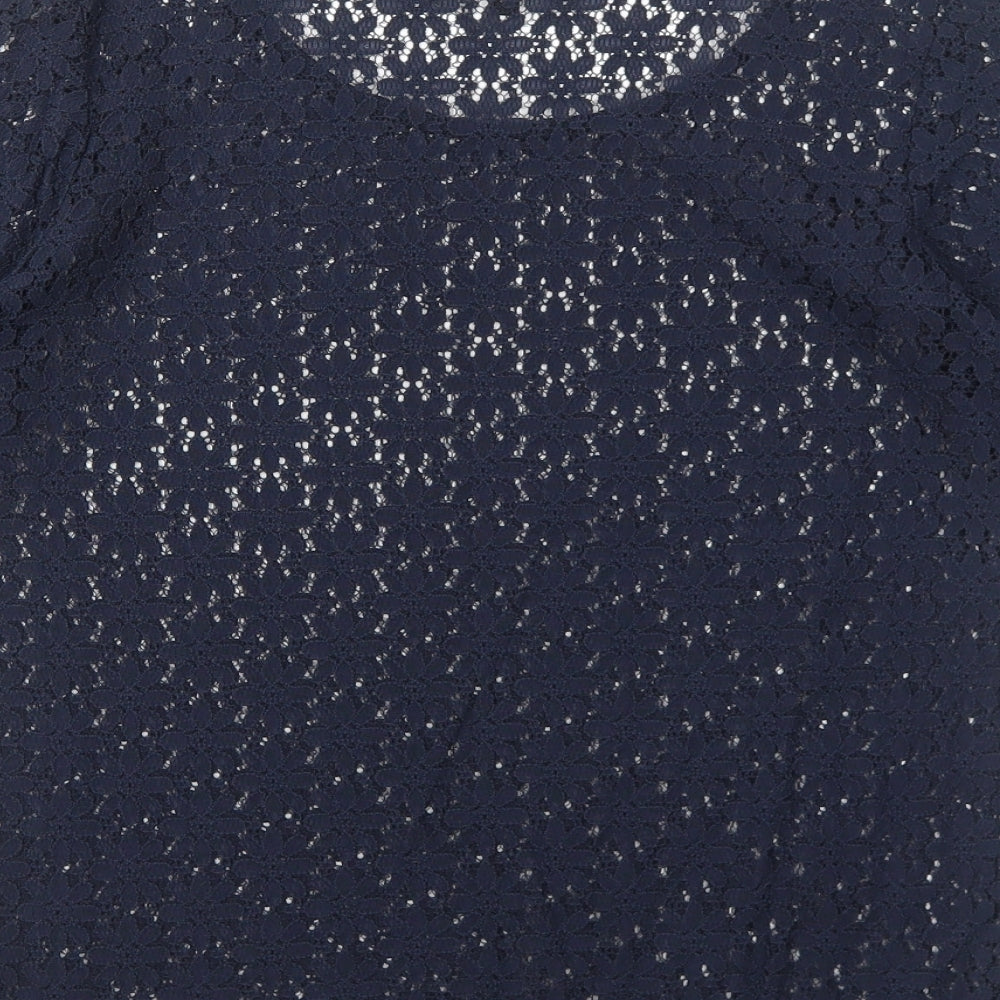 Womens UK Size 8 NEXT Blue Basic T-Shirt