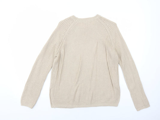 Womens UK Size 8 ASOS Beige Pullover Jumper
