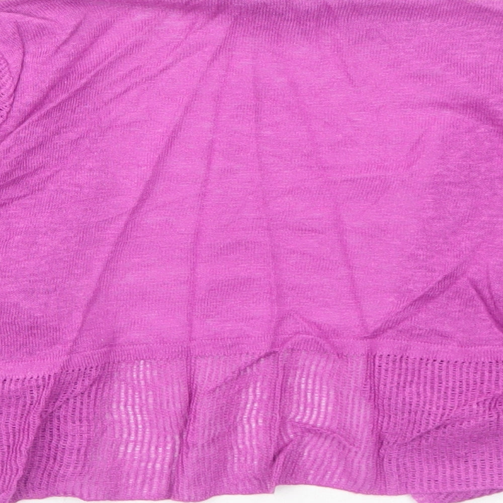 Womens UK Size 8 Marks and Spencer Purple Cardigan Jumper