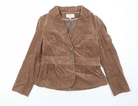 Womens UK Size 10 CC Brown Jacket