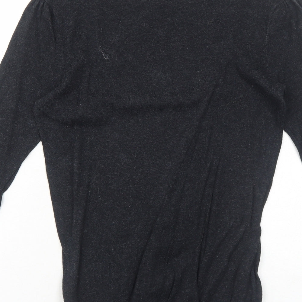 Womens UK Size 8 Topshop Grey Pullover Jumper