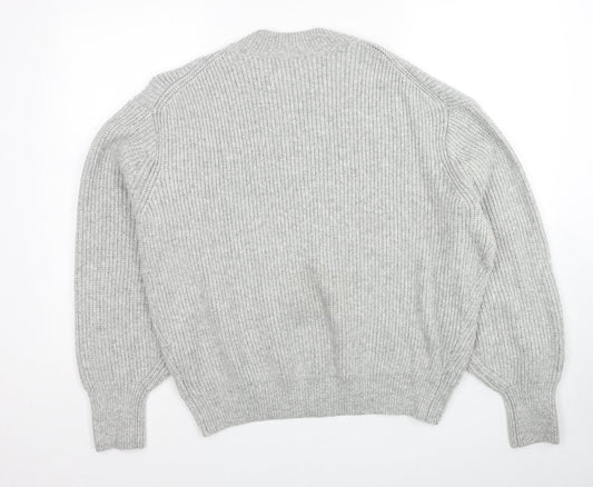 Womens UK Size L H&M Grey Pullover Jumper