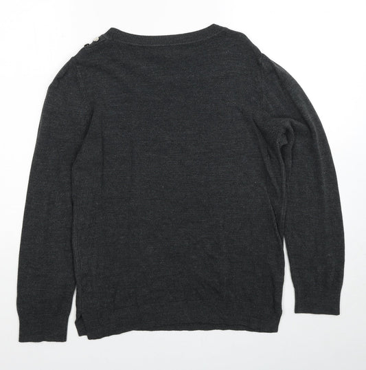 Womens UK Size 14 Atmosphere Grey Pullover Jumper
