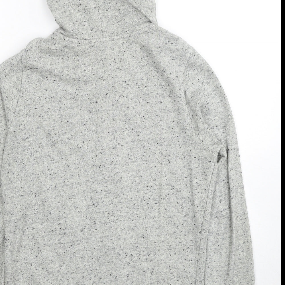 Womens UK Size S Divided by H&M Grey Full Zip Hoodie