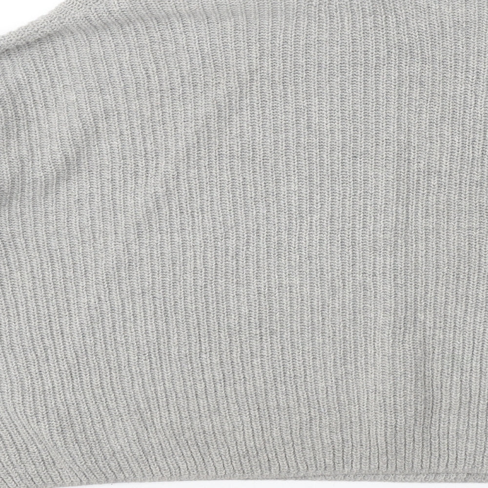 Womens UK Size M PRETTYLITTLETHING Grey Pullover Jumper