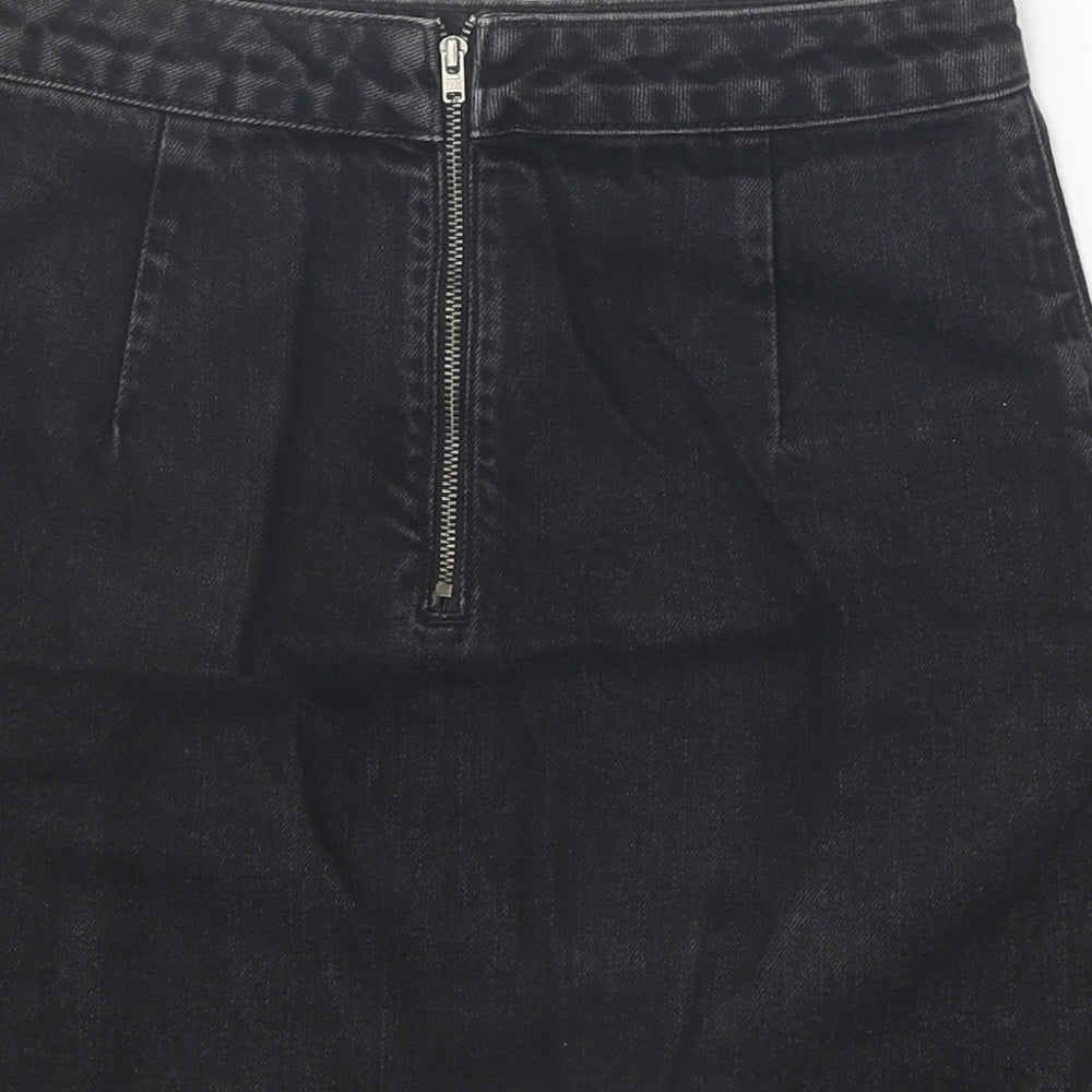 Womens UK Size 25 in Topshop Mini Denim Skirt