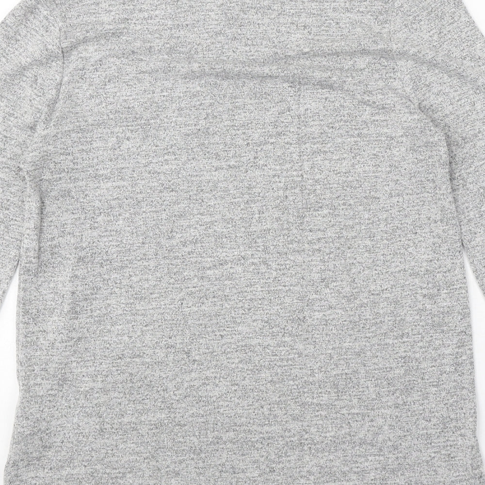 Womens UK Size S FOREVER 21 Grey Pullover Jumper