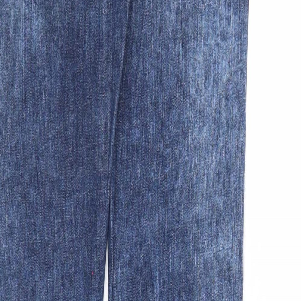 &Denim Womens Blue Cotton Skinny Jeans Size 25 in L30 in Regular Zip