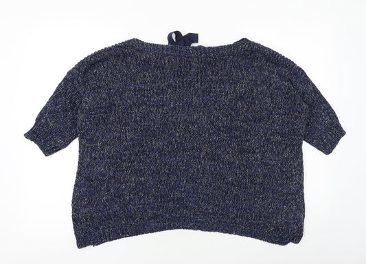 Womens UK Size 10 Phase Eight Blue Pullover Jumper