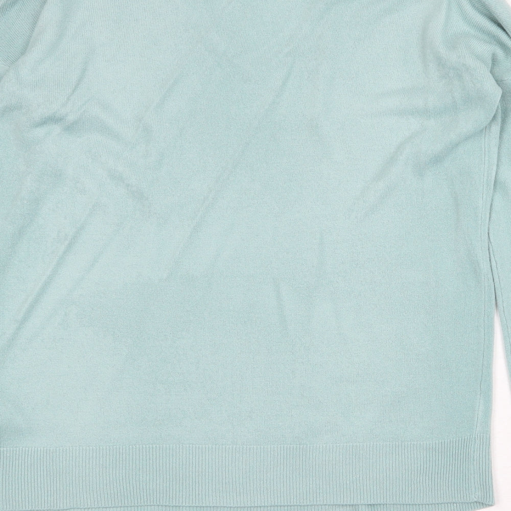 Womens UK Size 12 NEXT Green Pullover Jumper
