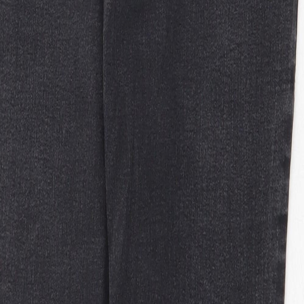 Topshop Womens Grey Cotton Skinny Jeans Size 28 in Regular Zip