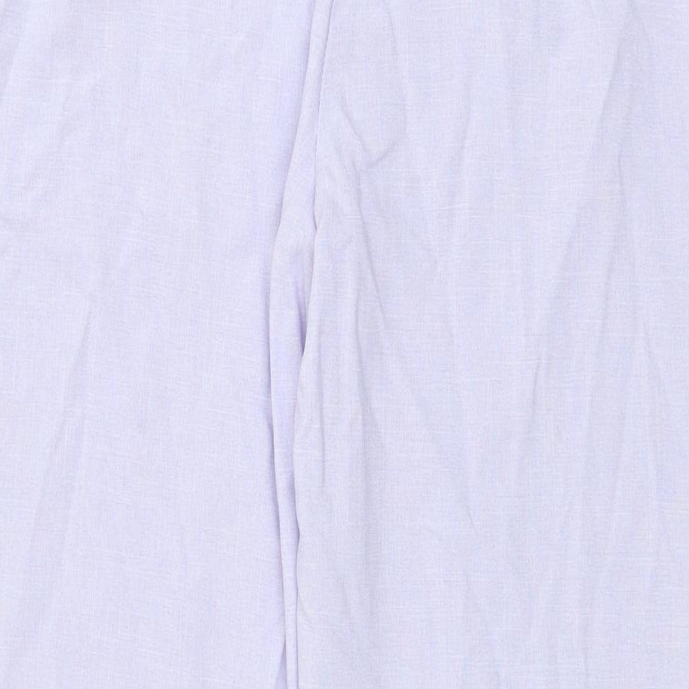 Womens UK Size 16 Essentials Regular Fit Purple Trousers