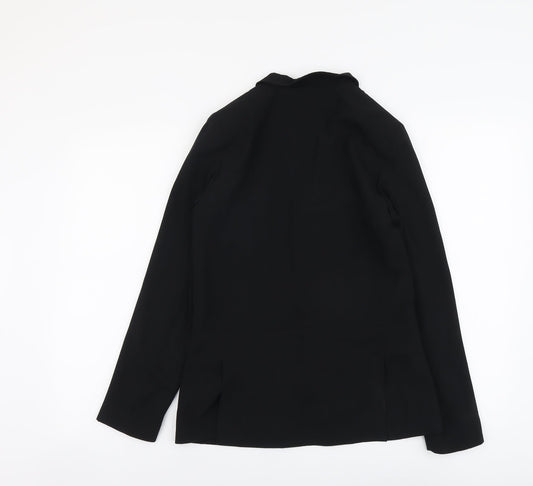 New Look Womens Black Polyester Jacket Blazer Size 8