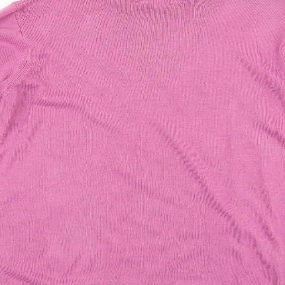 Womens UK Size M Fay Louise Purple Pullover Jumper