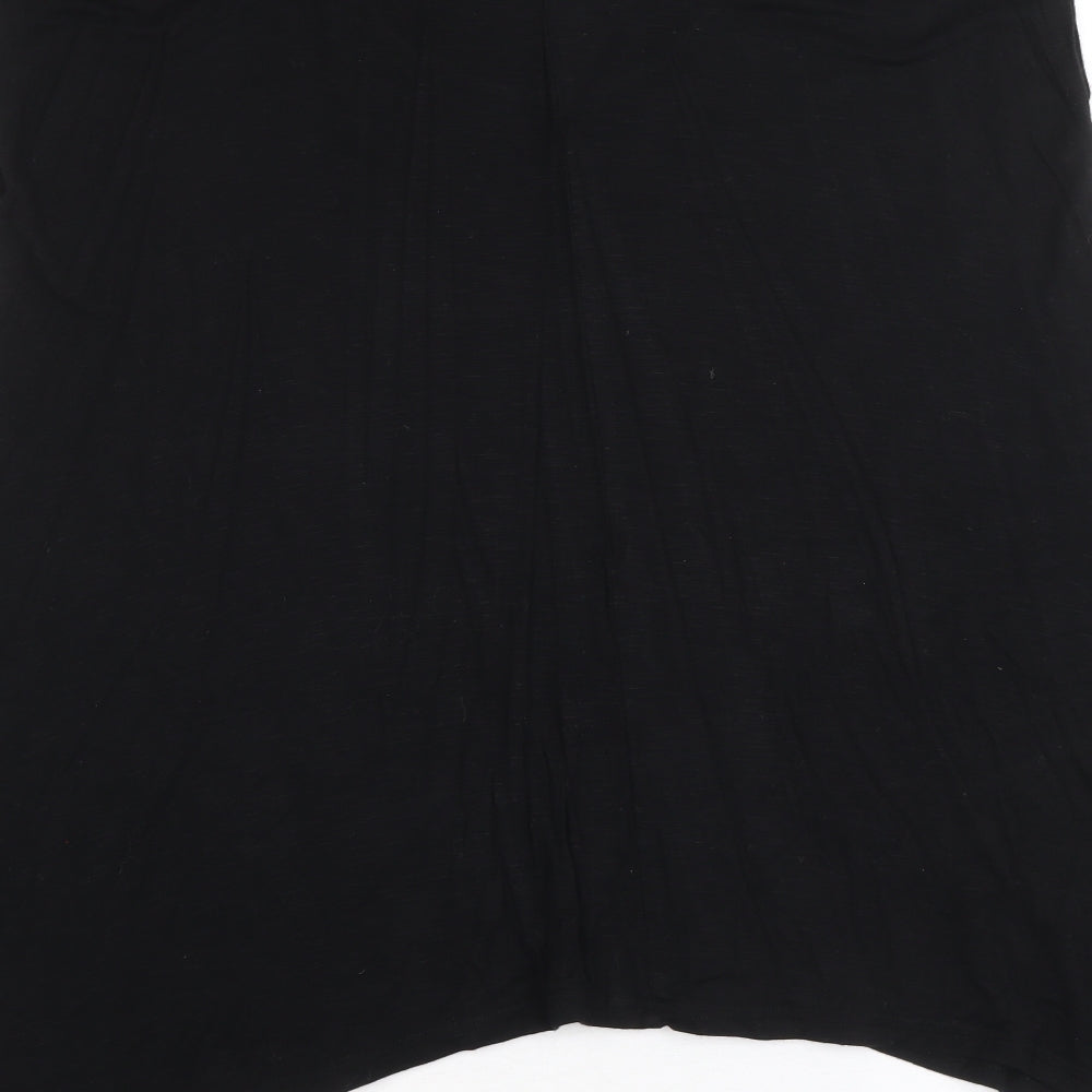 Womens UK Size 10 New Look Black Basic Tank