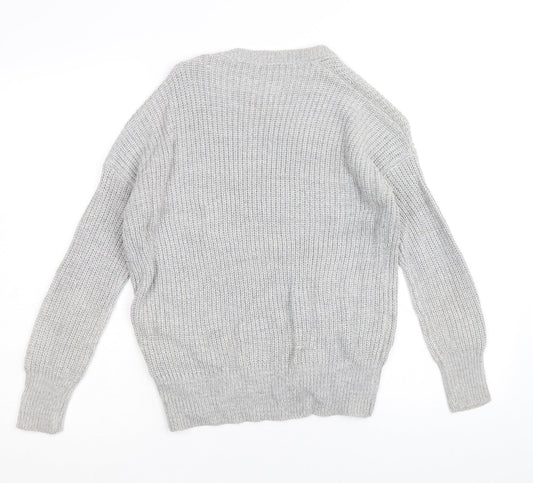 Womens UK Size 8 Atmosphere Grey Pullover Jumper
