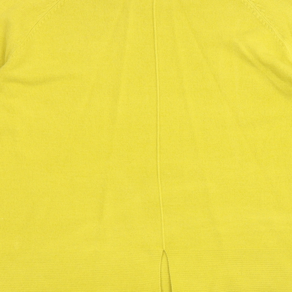 TU Womens Green Round Neck Acrylic Pullover Jumper Size 12