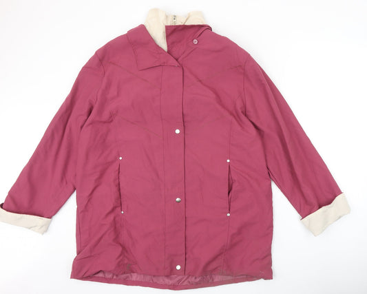 Womens UK Size 16 Gabriella Vicenga Pink Jacket