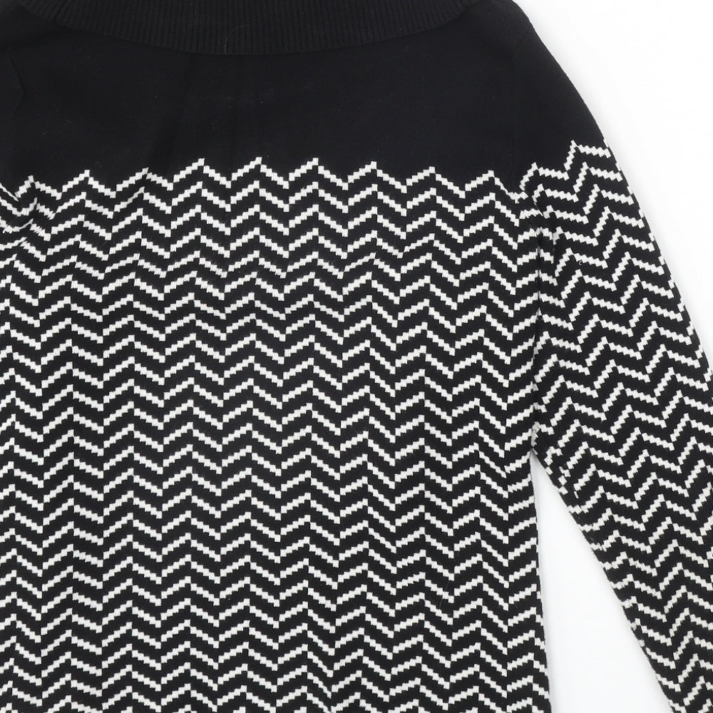 Womens UK Size M Precis Black Pullover Jumper