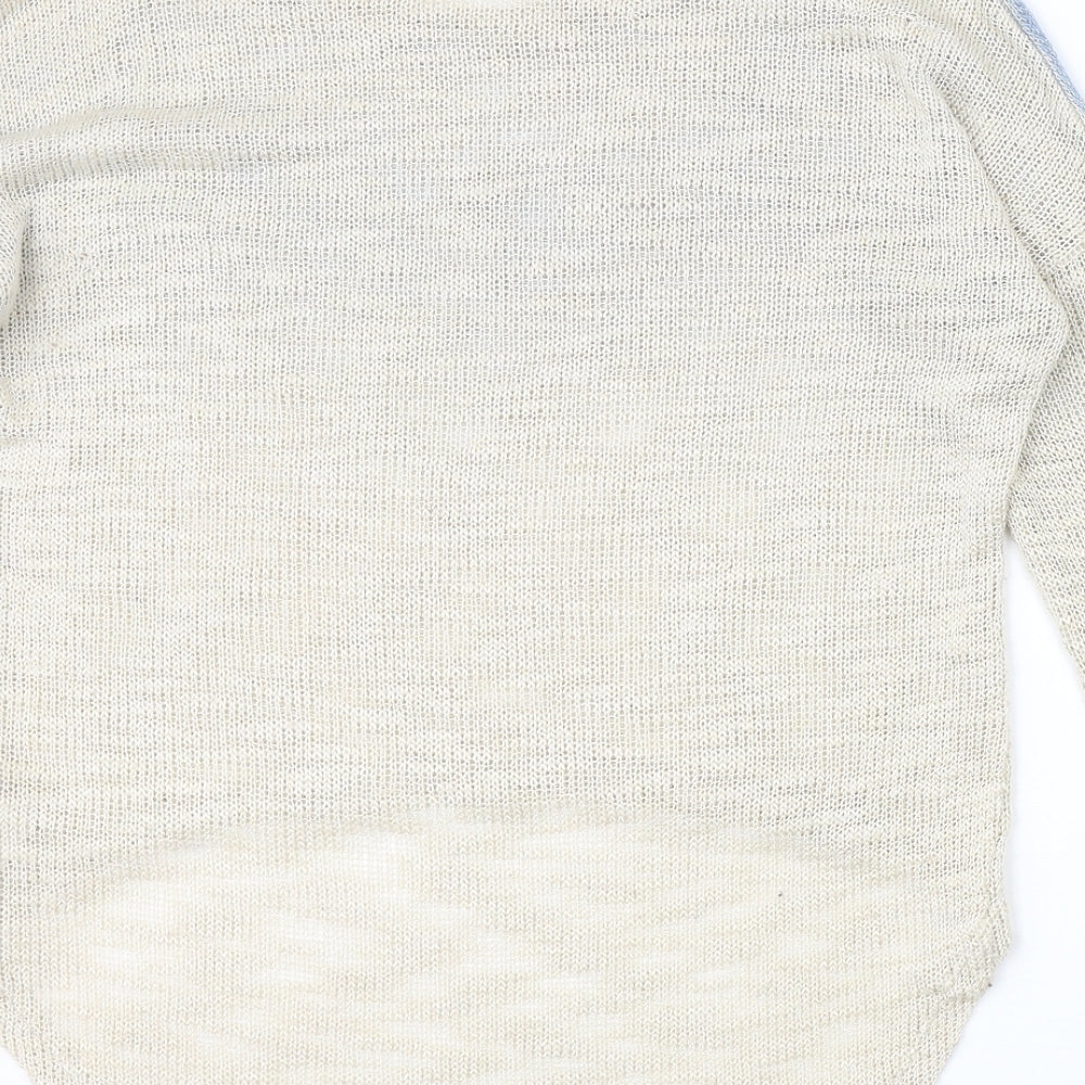 Womens UK Size M Internacionale Beige Pullover Jumper