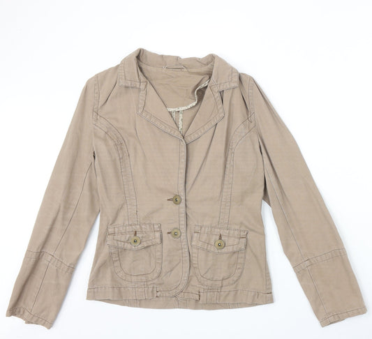Womens UK Size 10 Dorothy Perkins Brown Jacket