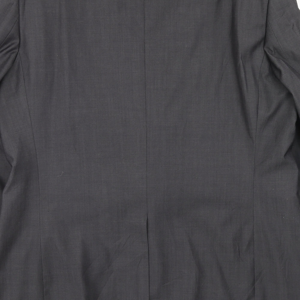 Autograph Mens Grey Wool Jacket Suit Jacket Size 44 Regular