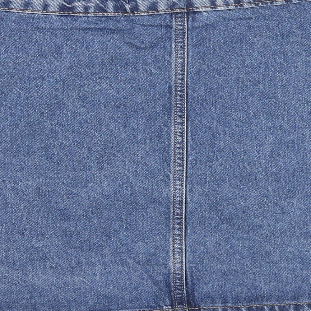 Womens UK Size 8 Denim & Co. A-Line Denim Skirt