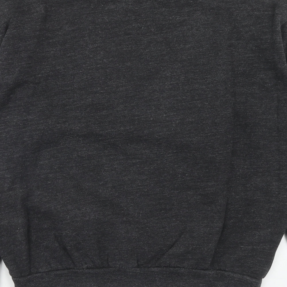 H&M Womens Grey Cotton Pullover Sweatshirt Size XS Pullover