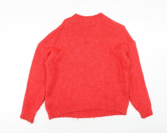 Womens UK Size 12 Principles Red Pullover Jumper