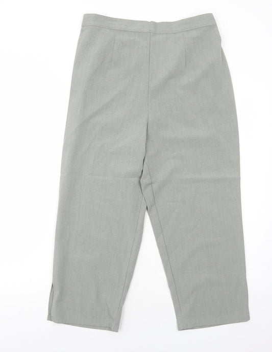 Womens UK Size 16 essence Regular Fit Green Trousers