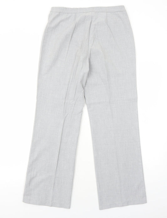 Womens UK Size 12 Essentials Regular Fit Grey Trousers