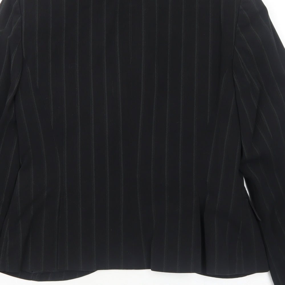 Womens UK Size 8 Internacionale Regular Black Blazer