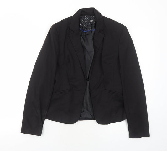 Womens UK Size 10 Atmosphere Regular Black Blazer