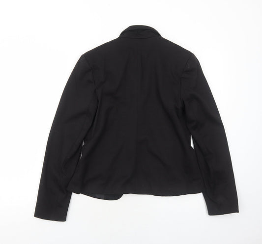 Atmosphere Womens Black Polyester Jacket Blazer Size 10 - Open