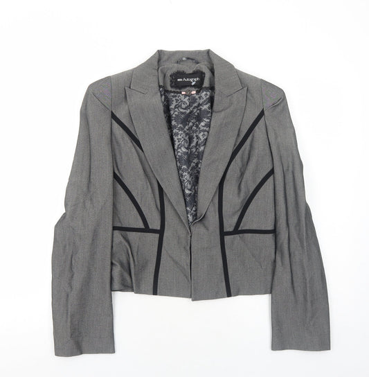 Womens UK Size 12 Marks and Spencer Regular Grey Blazer