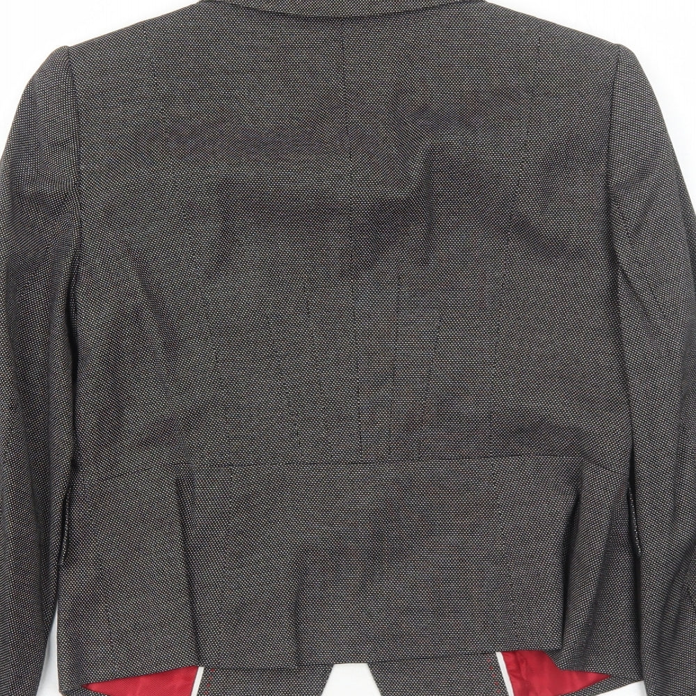 Womens UK Size 10 Marks and Spencer Petites Grey Suit Jacket